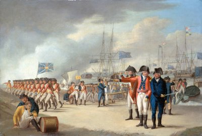 Débarquement des troupes britanniques sous Sir Ralph Abercromby sur l